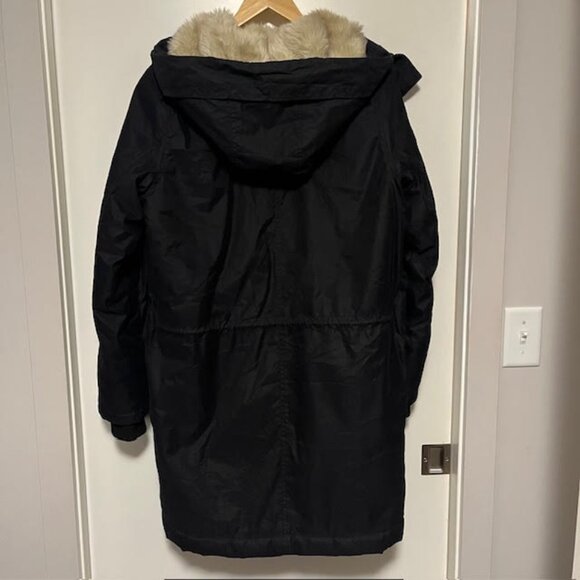 Aritzia Wilfred Free Faux Fur Lined Winter Parka Jacket Coat Small - Picture 5 of 15